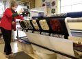 Anne Hennig uses a machine to sew a quilt at City Sewing Room in St. Louis. - PHOTO BY CHRISTINE TANNOUS/ST. LOUIS POST-DISPATCH/TNS