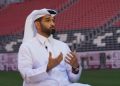 Hassan Al Thawadi, Secretary General, Supreme Committee for Delivery & Legacy, speaks during an interview in the Al Bayt Stadium in Doha on June 8.