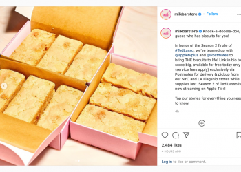 Milk Bar teams up with Apple TV+ to sell Ted Lasso biscuits today only