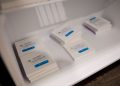 Packets of ketamine in a tray.