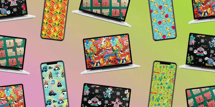 8 festive (and free!) holiday backgrounds