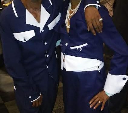 “Ty Skippy” Winfield and his wife Celeste sometimes wore lightweight clothing that made them appear to float on the dance floor. “I had me and my husband’s suits tailor-made so his suit was the same as mine,” she said.