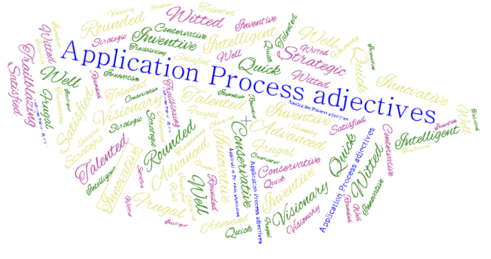 Application Process adjectives
