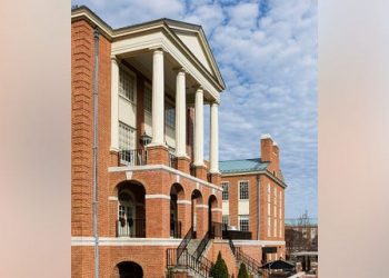This file photo shows Wake Forest University campus in Winston-Salem, North Carolina. 