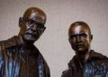 Albuquerque Unveils 'Breaking Bad' Statues Of Walter White, Jesse Pinkman