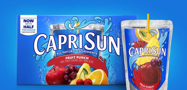Capri Sun cuts sugar 40% by reformulating with monk fruit