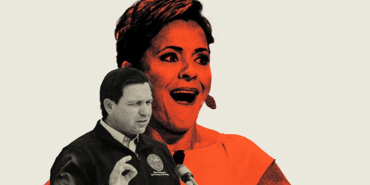 Kari Lake Says Ron DeSantis Has Big Dick Energy. She Got One Word Right.