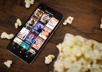 Netflix Originals next to popcorn stock photo 2
