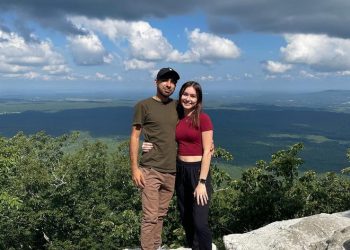 Adam Simjee and Mikayla Paulus were visiting the Talladega National Forest Sunday when they were robbed; Simjee was shot and died from his injuries.