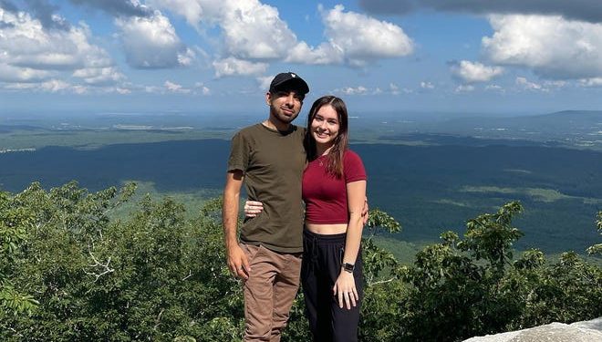 Adam Simjee and Mikayla Paulus were visiting the Talladega National Forest Sunday when they were robbed; Simjee was shot and died from his injuries.
