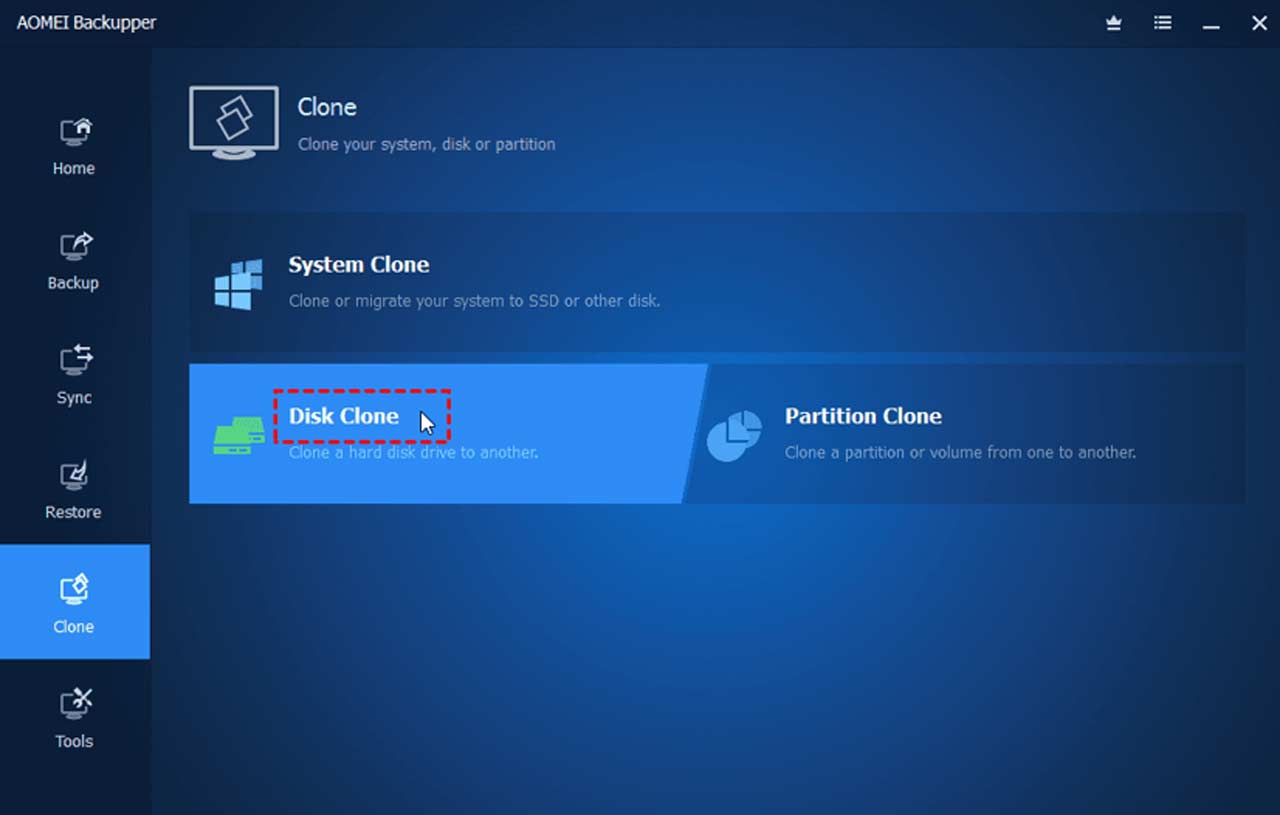 Directly Clone NVMe to NVMe SSD via Disk Clone